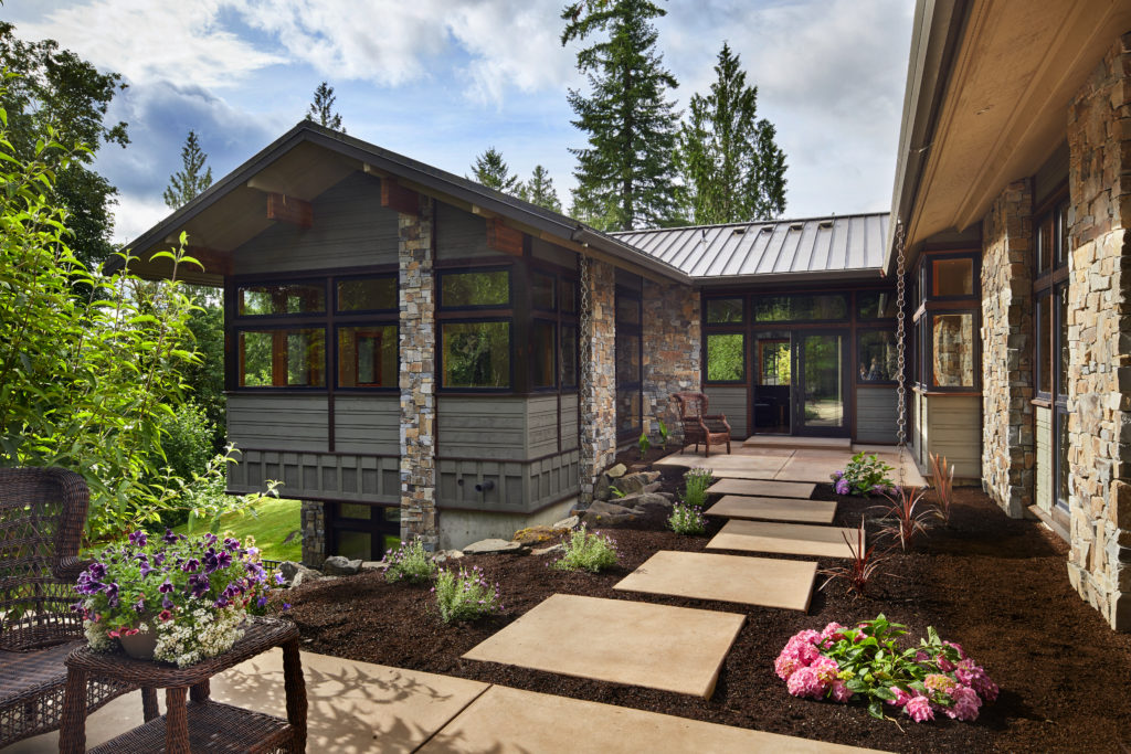 Redmond architect Scott Hommas designed this Redmond custom home with an eye to the natural beauty around it.